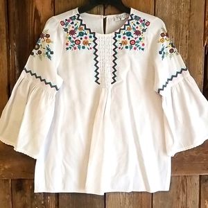 Boho Hayden bell sleeve blouse